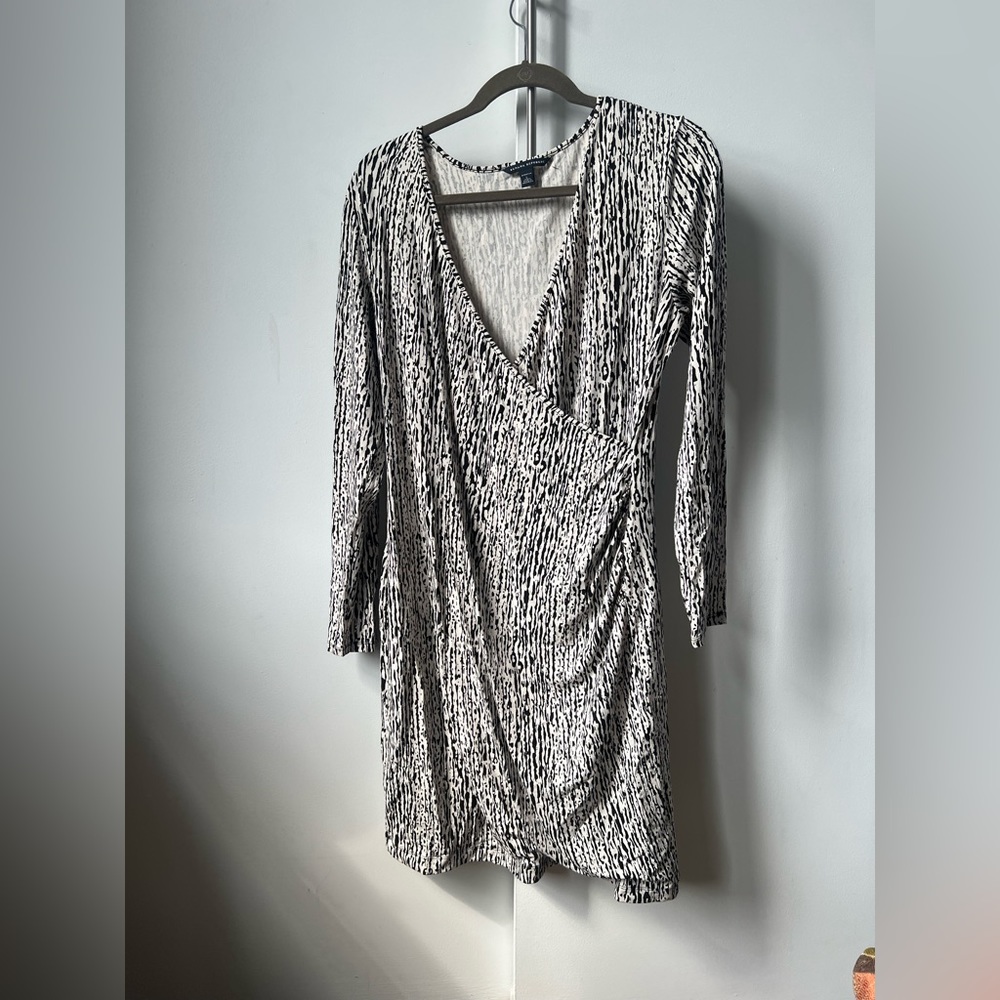 Banana Republic animal print stretch dress. Size Large.